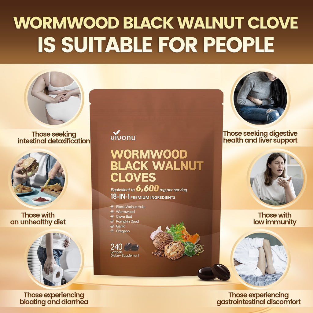 Black Walnut Wormwood Capsules