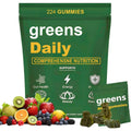 Greens Gummies Organic Green Nutritional Gummies-60+ natural whole-food ingredients