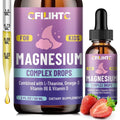 Kids Magnesium Liquid Drops-Magnesium Glycinate Liquid for Kids L-Threonate